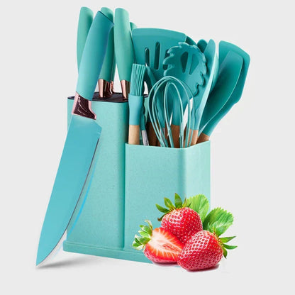 مجموعة أدوات المطبخ الأساسية المكونة من 19 قطعة 